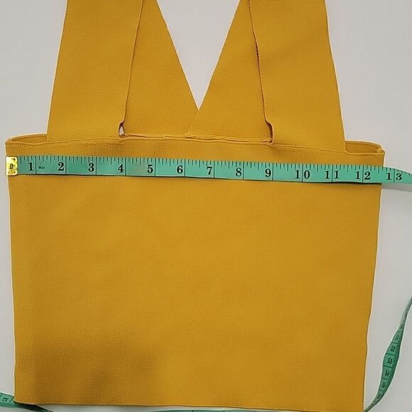 Seek The Label Mustard Yellow Crop Top - Picture 5 of 10